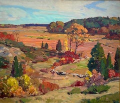Essex or Gloucester Marshes, Colorful Landscape by Cape Ann Master