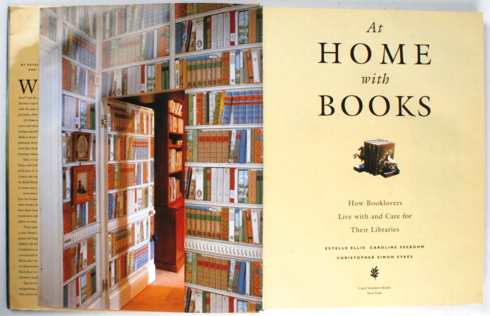 at home with books