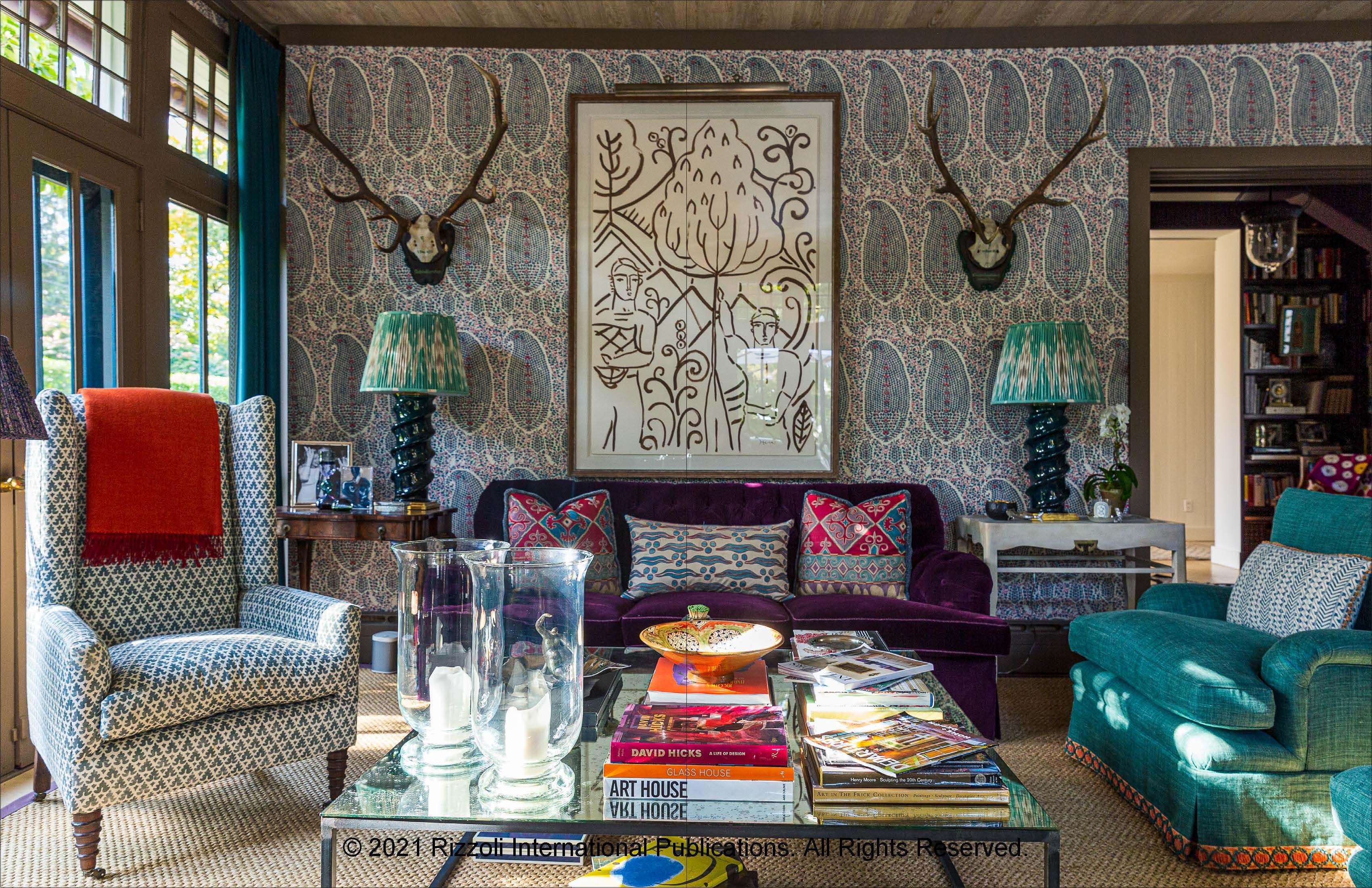 Author Susanna Salk, Photographs by Stacey Bewkes
Susanna Salk shares with us the delightful and inspiring homes of top designers and tastemakers, revealing the personal and idiosyncratic interiors they create for themselves. Brimming with