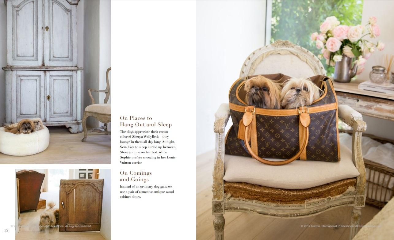 North American At Home with Dogs and Their Designers Sharing a Stylish Life For Sale