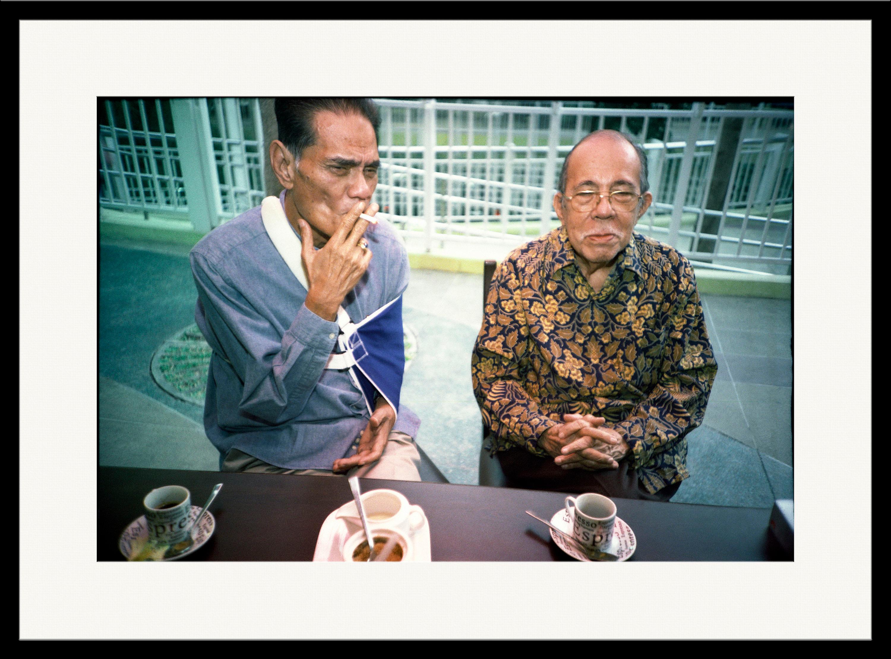 Filmmakers Cirio H. Santiago and Eddie Romero, Makati City, 2008 - Photograph by At Maculangan
