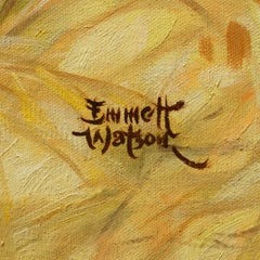 "At the Old Stone Wall" Original Oil by Emmett Watson