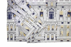 At the Window Fabric by Piero Fornasetti, 1980