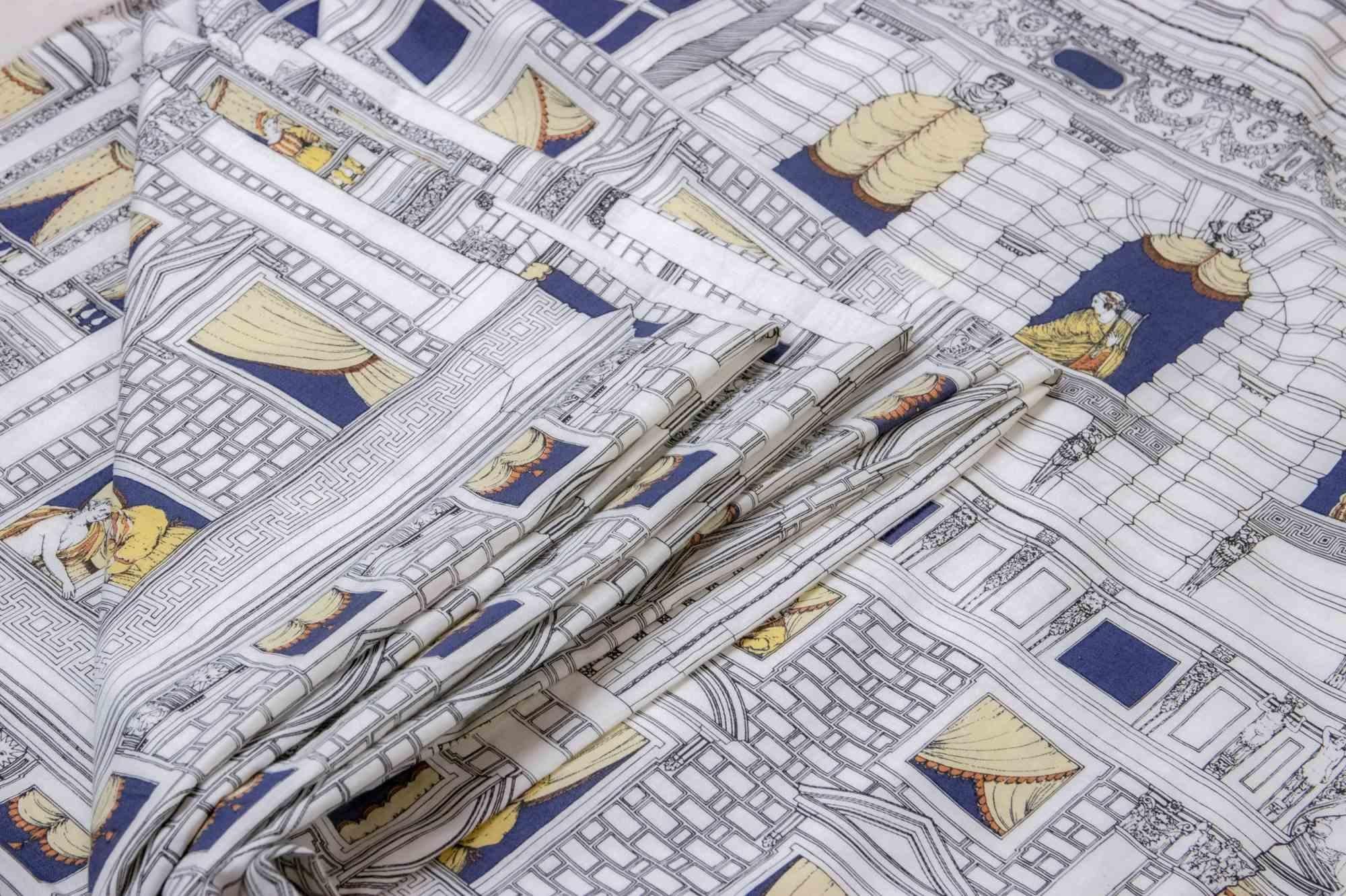 italien Tissu At the Window de Piero Fornasetti, 1980 en vente