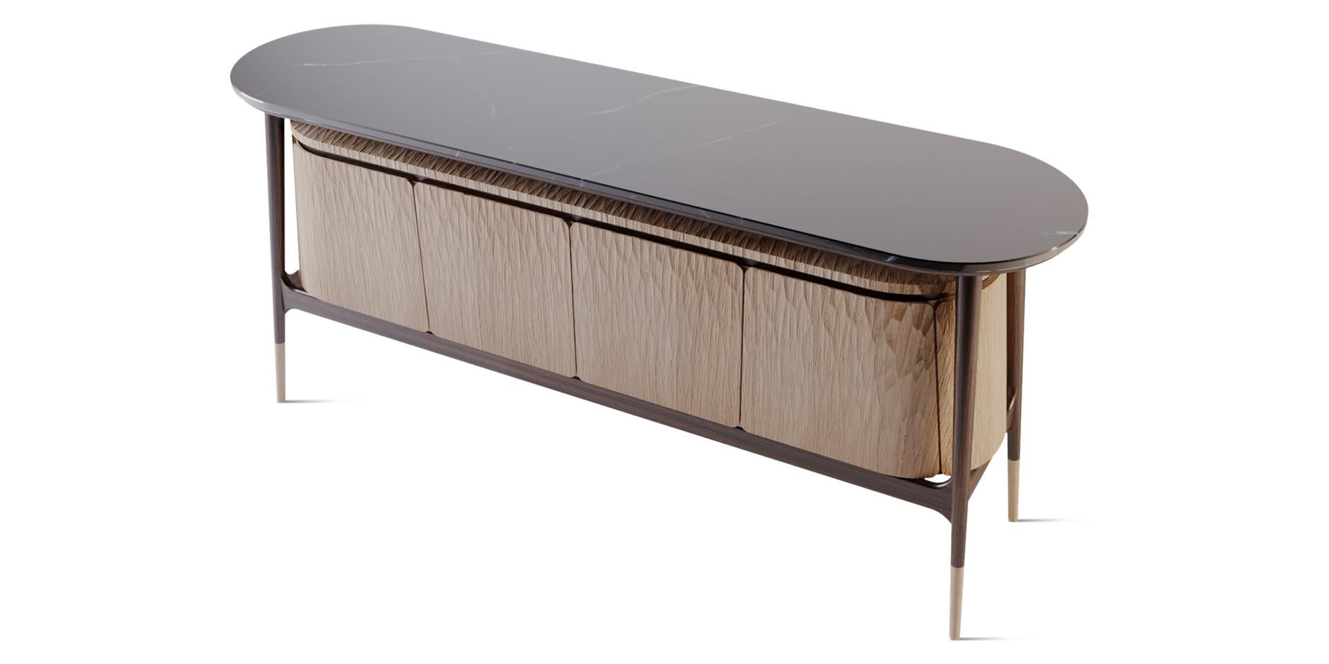 Hand-Crafted At-Turaif Sideboard by Alma de Luce For Sale