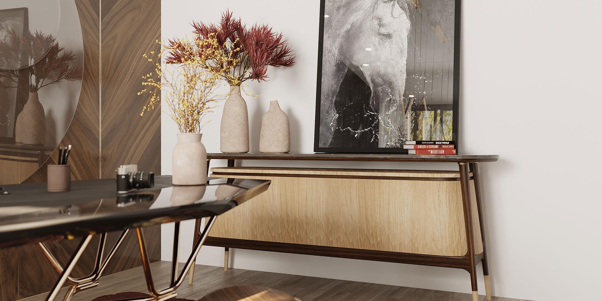 At-Turaif Sideboard by Alma de Luce For Sale 1