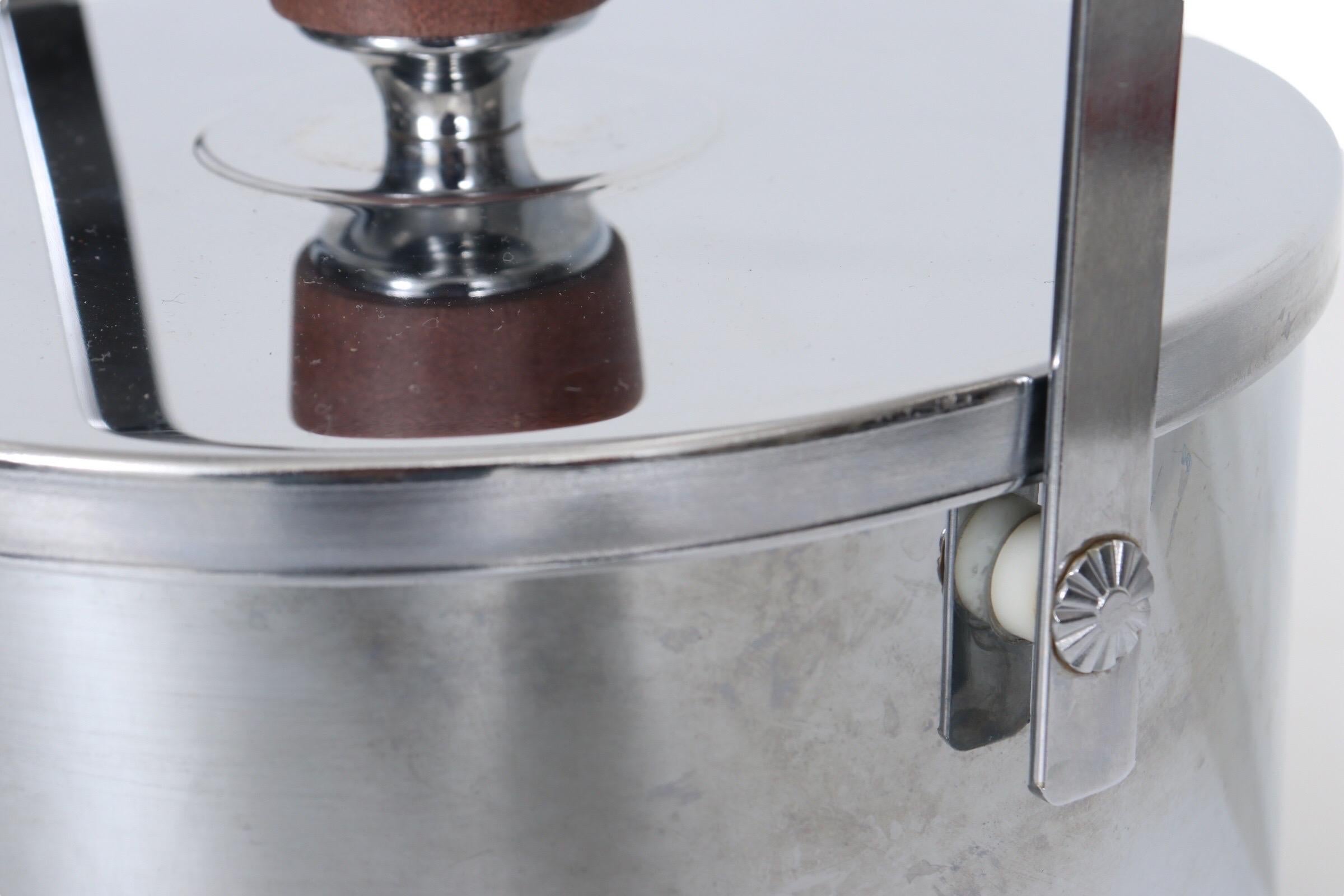 20th Century Atapco MCM Stainless Steel Ice Bucket