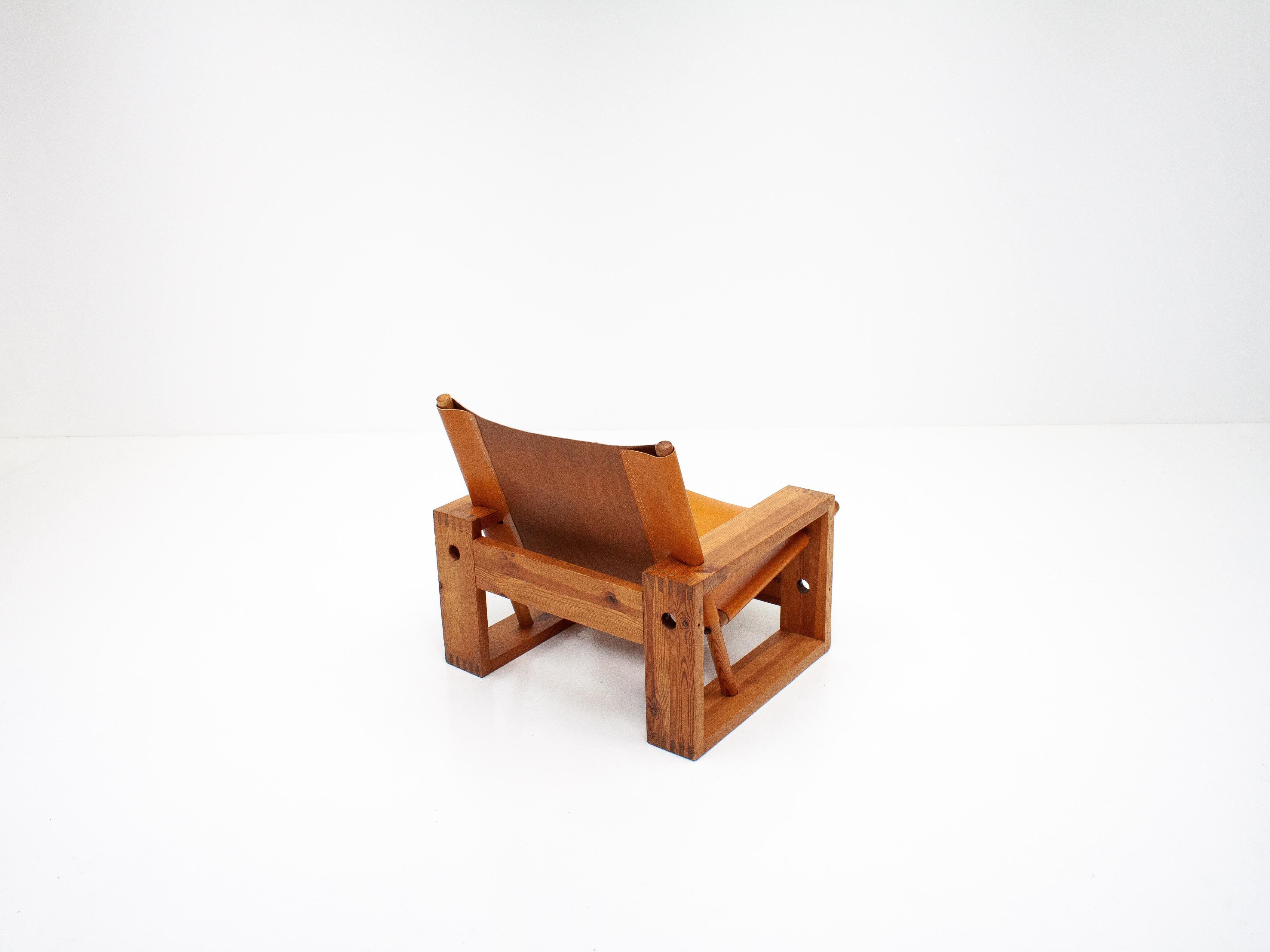 Mid-Century Modern Ate Van Apeldoorn Dutch Midcentury Easy Chair for Houtwerk Hattem, 1970s