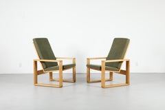 Ate van Apeldoorn High-Back Pine Lounge Chair, 1980s