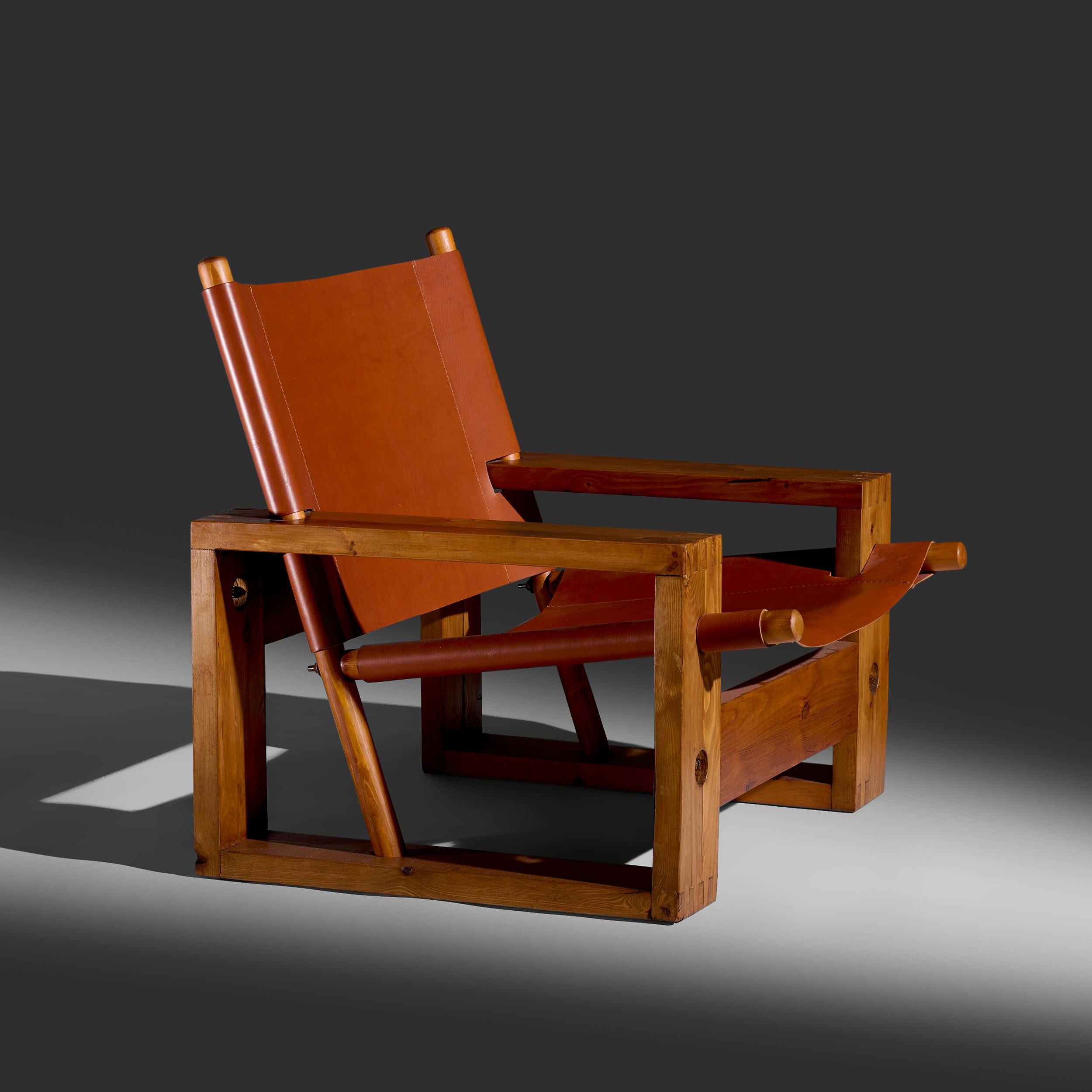 Néerlandais Ate Van Apeldoorn Paire de chaises longues pour Houtwerk Hattem, Pays-Bas années 1960 en vente