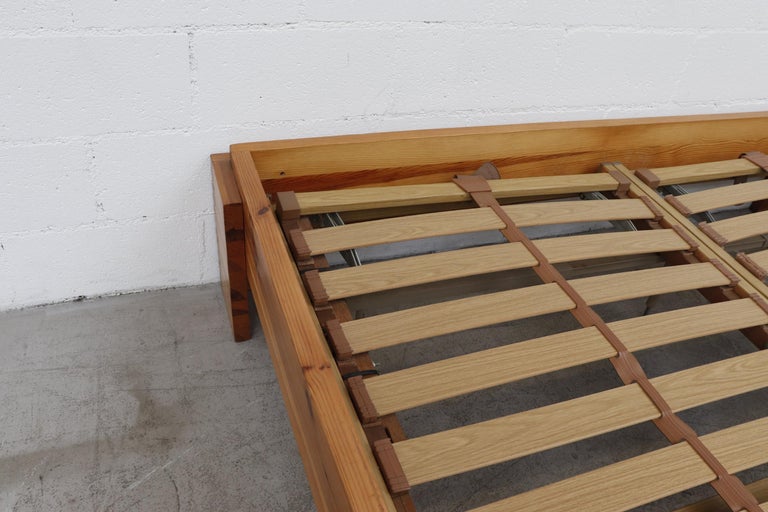 Ate Van Apeldoorn Pine European King Bed Frame at 1stDibs