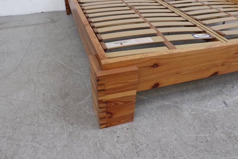 Ate Van Apeldoorn Pine European King Bed Frame at 1stDibs