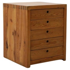 Ate van Apeldoorn Pine Side Cabinet or Nightstand for Houtwerk Hattem