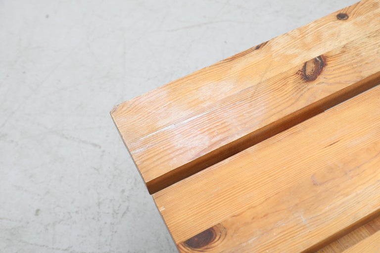 Ate van Apeldoorn Pine Slat Benches For Sale at 1stDibs