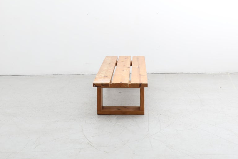 Ate van Apeldoorn Pine Slat Benches For Sale at 1stDibs