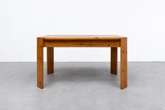Ate Van Apeldoorn Pine Table with Clipped Corners