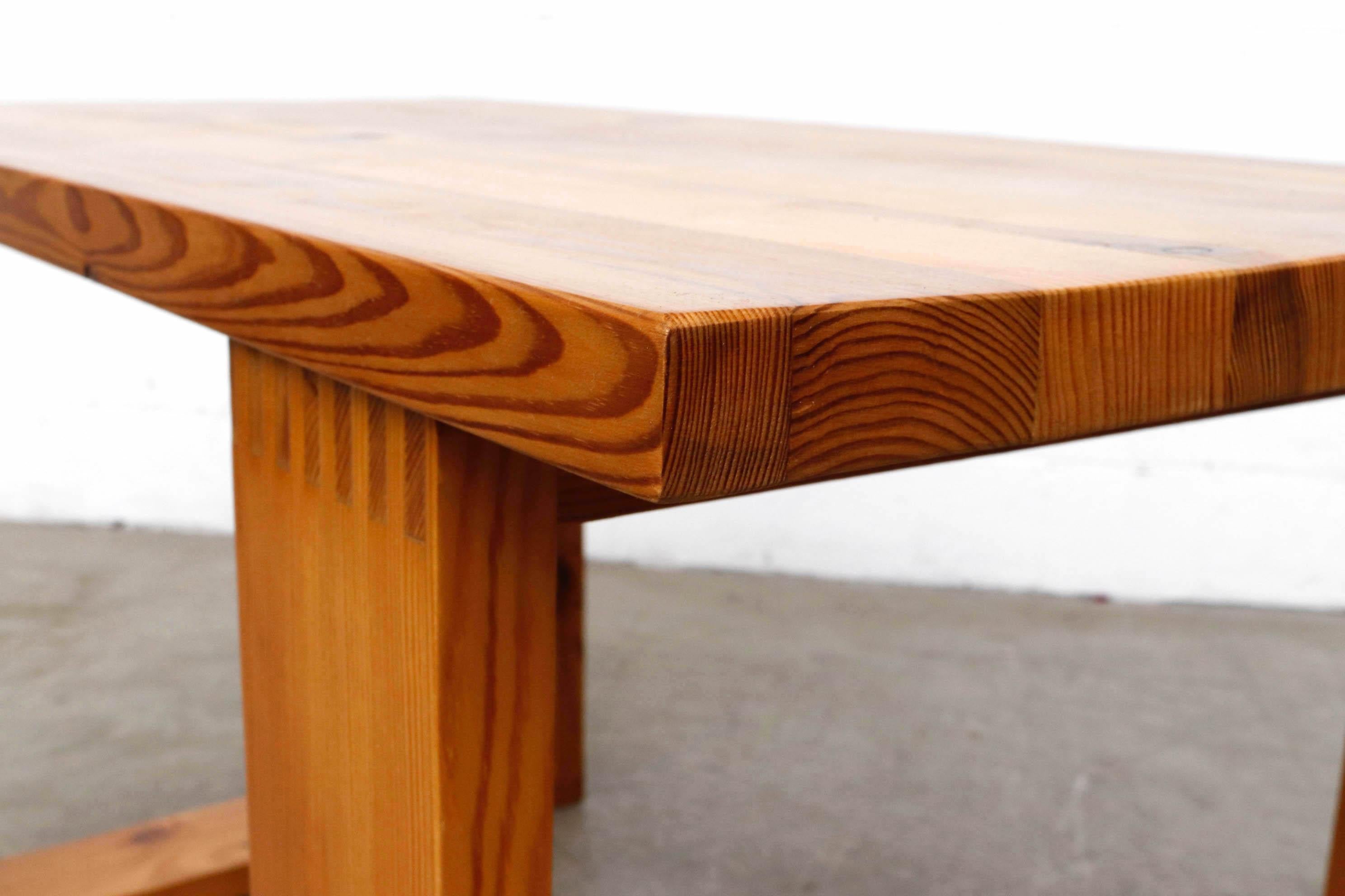 Ate Van Apeldoorn Pine Table with Square Legs 3