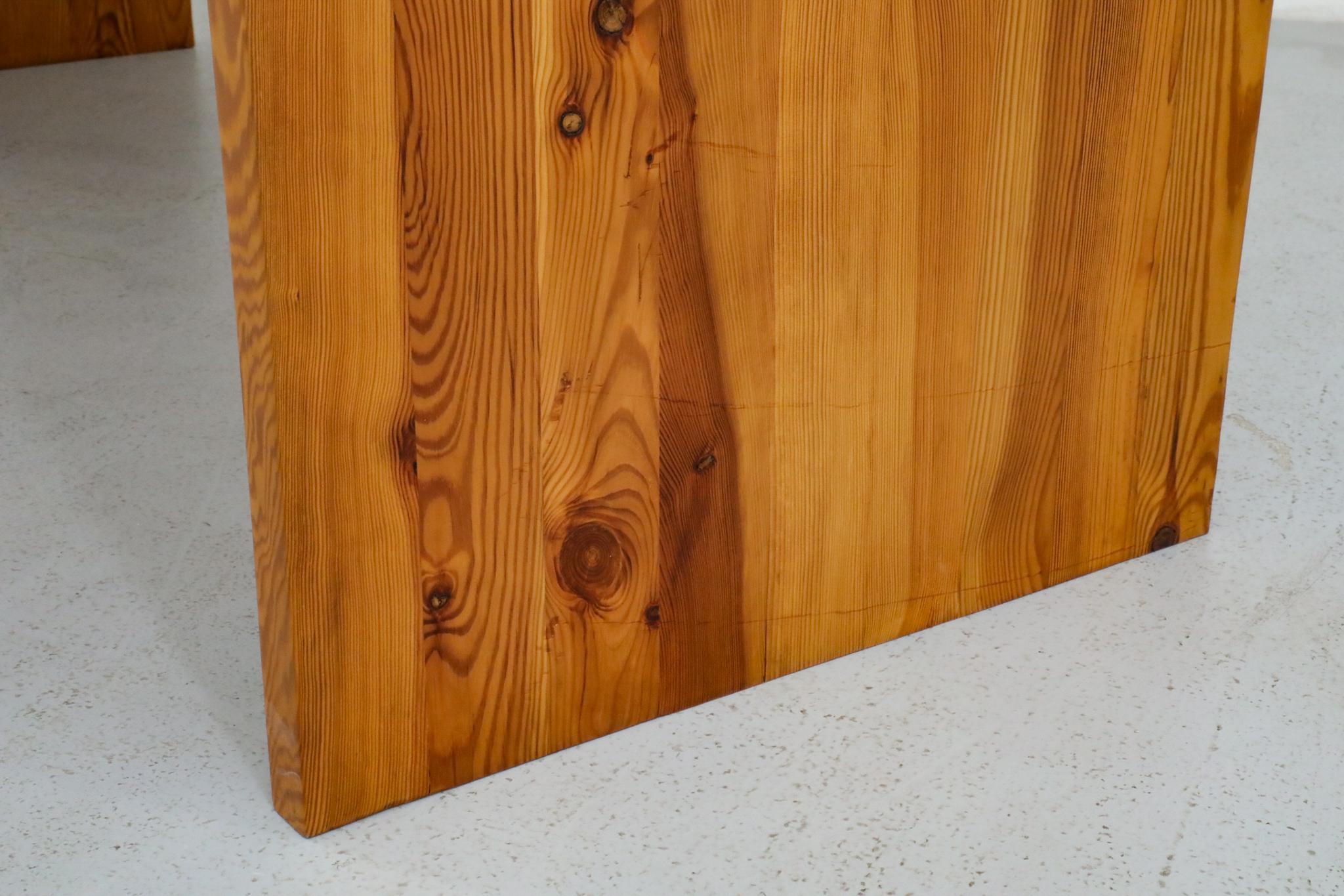 Ate Van Apeldoorn Pine Waterfall Console Table or Desk 9