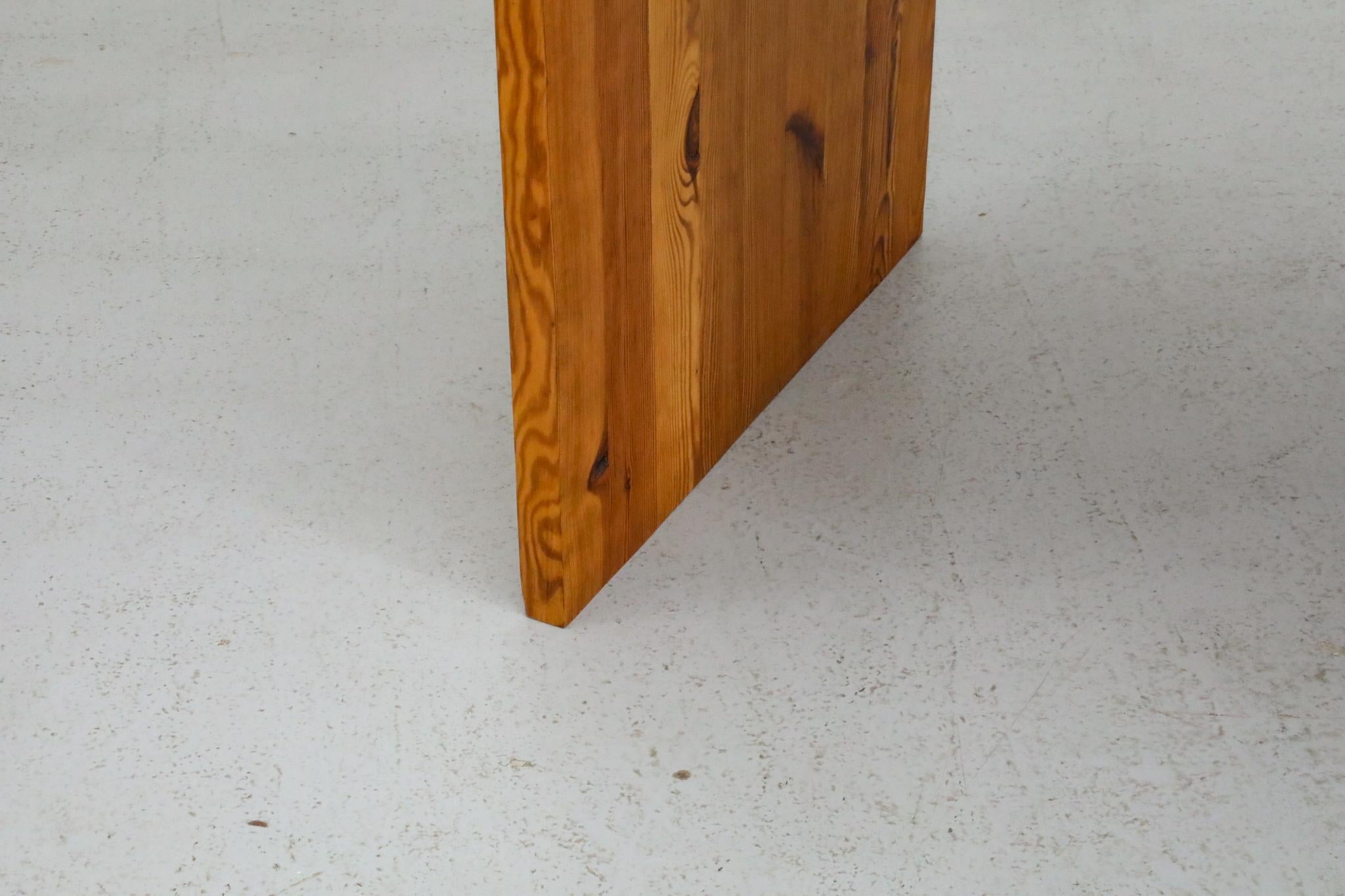 Ate Van Apeldoorn Pine Waterfall Console Table or Desk 11