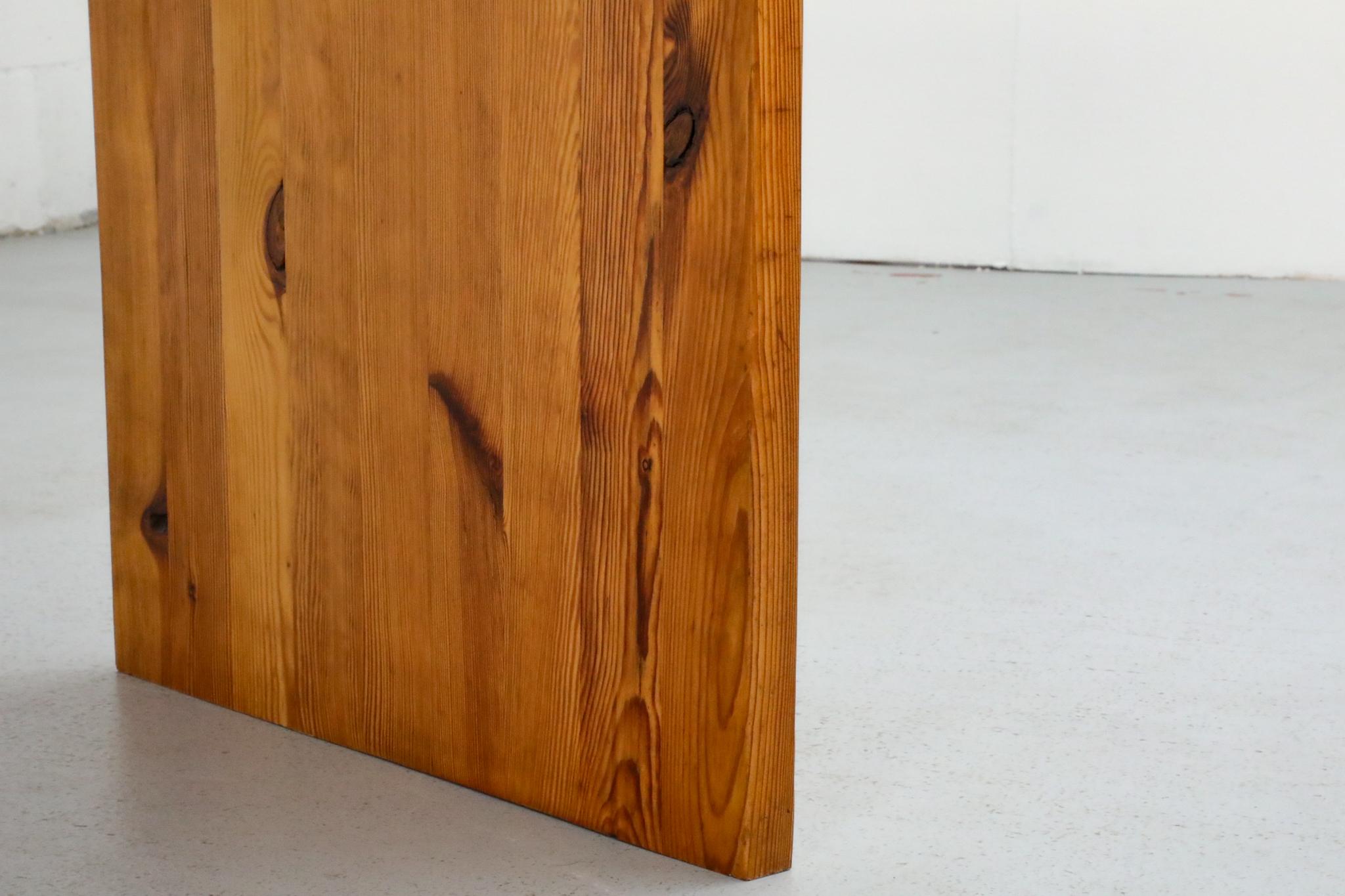 Ate Van Apeldoorn Pine Waterfall Console Table or Desk 13