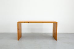 Ate Van Apeldoorn Pine Waterfall Console Table or Desk