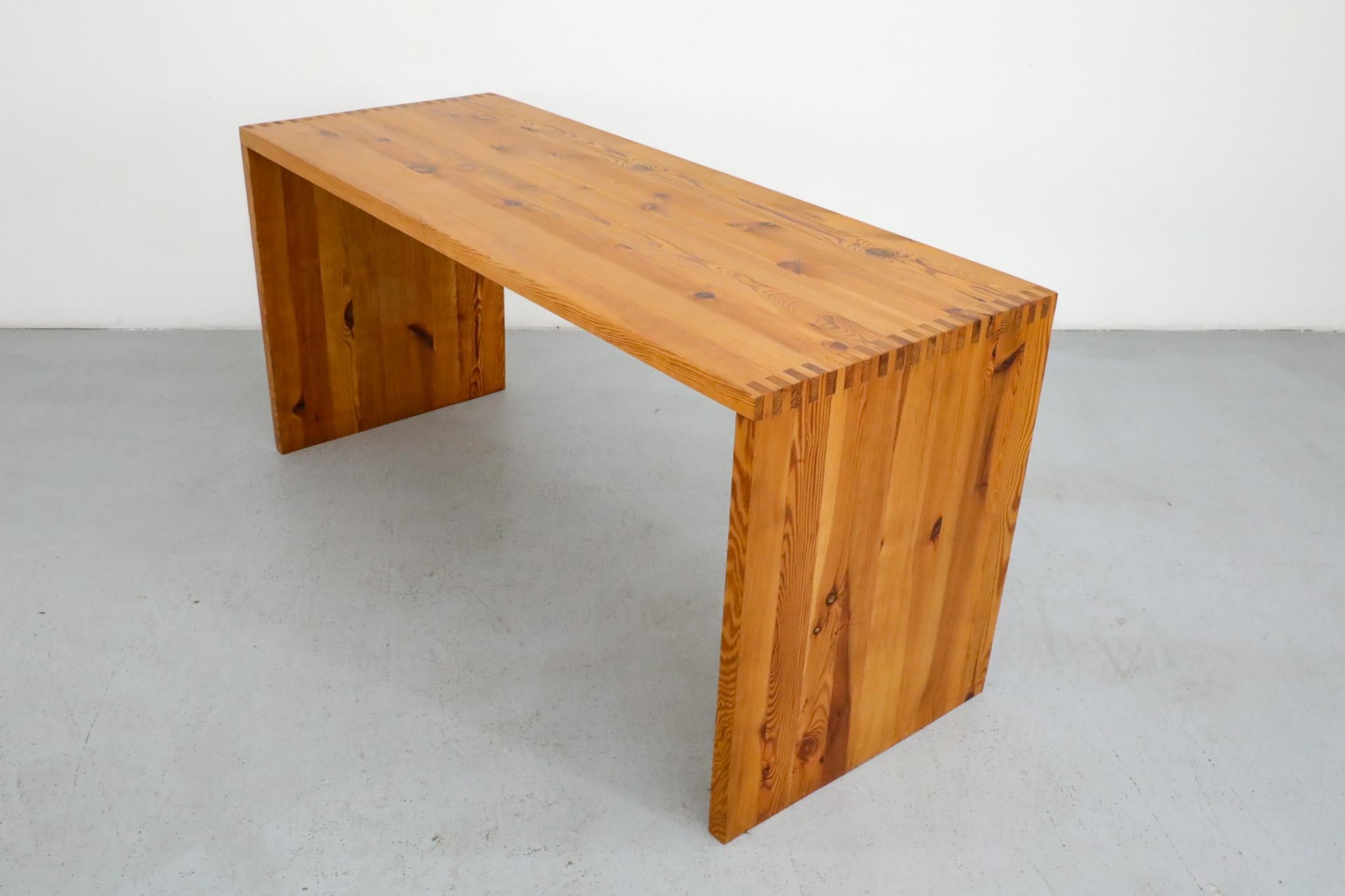 Ate Van Apeldoorn Pine Waterfall Console Table or Desk 1