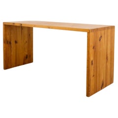 Ate Van Apeldoorn Pine Waterfall Console Table or Desk