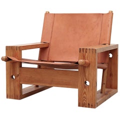 Ate Van Apeldoorn Saddle Leather Lounge Chair