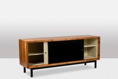 Ate Van Apeldoorn. Sideboard in pitch pine. 1970s.