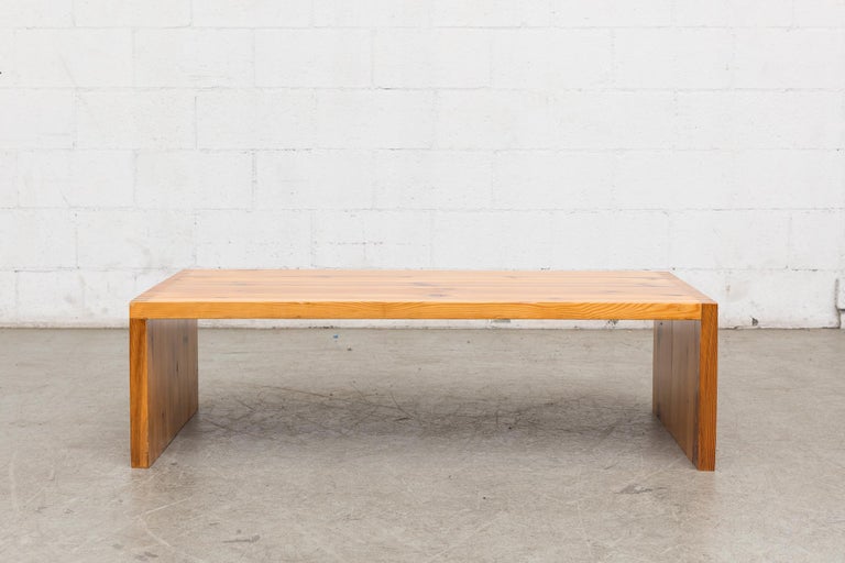 Ate Van Apeldoorn Solid Pine Coffee Table Bench