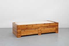 Ate van Apeldoorn Solid Pine Daybed or European Twin Bed with Storage Drawers