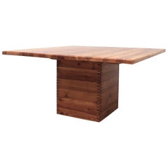 Ate Van Apeldoorn Square Pine Dining Table