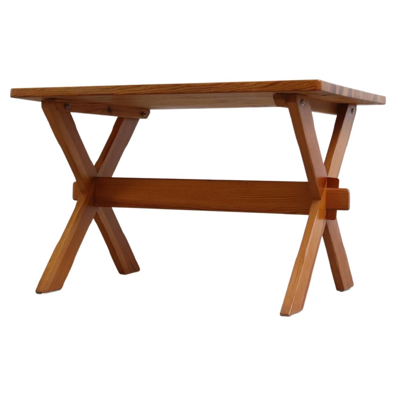 Reclaimed Douglas Fir Trestle Table at 1stDibs