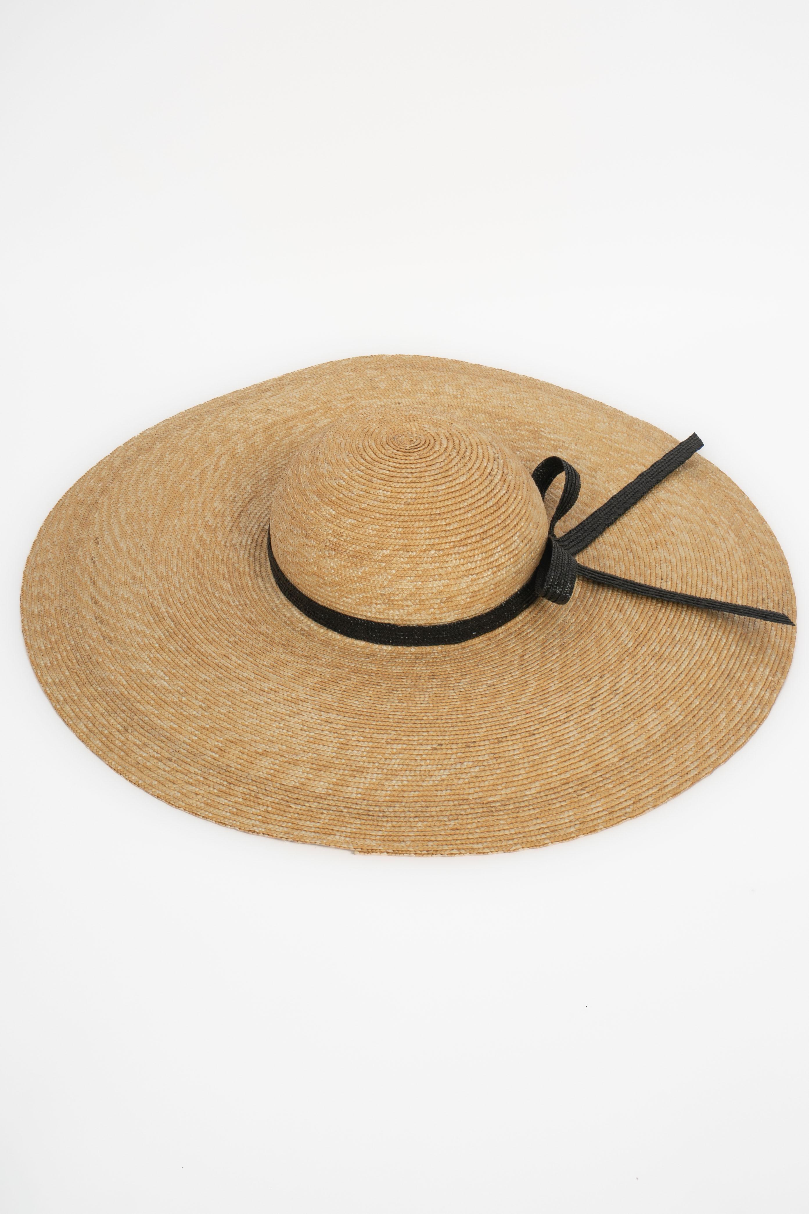Marrone Cappello di paglia Atelier A 144 in vendita