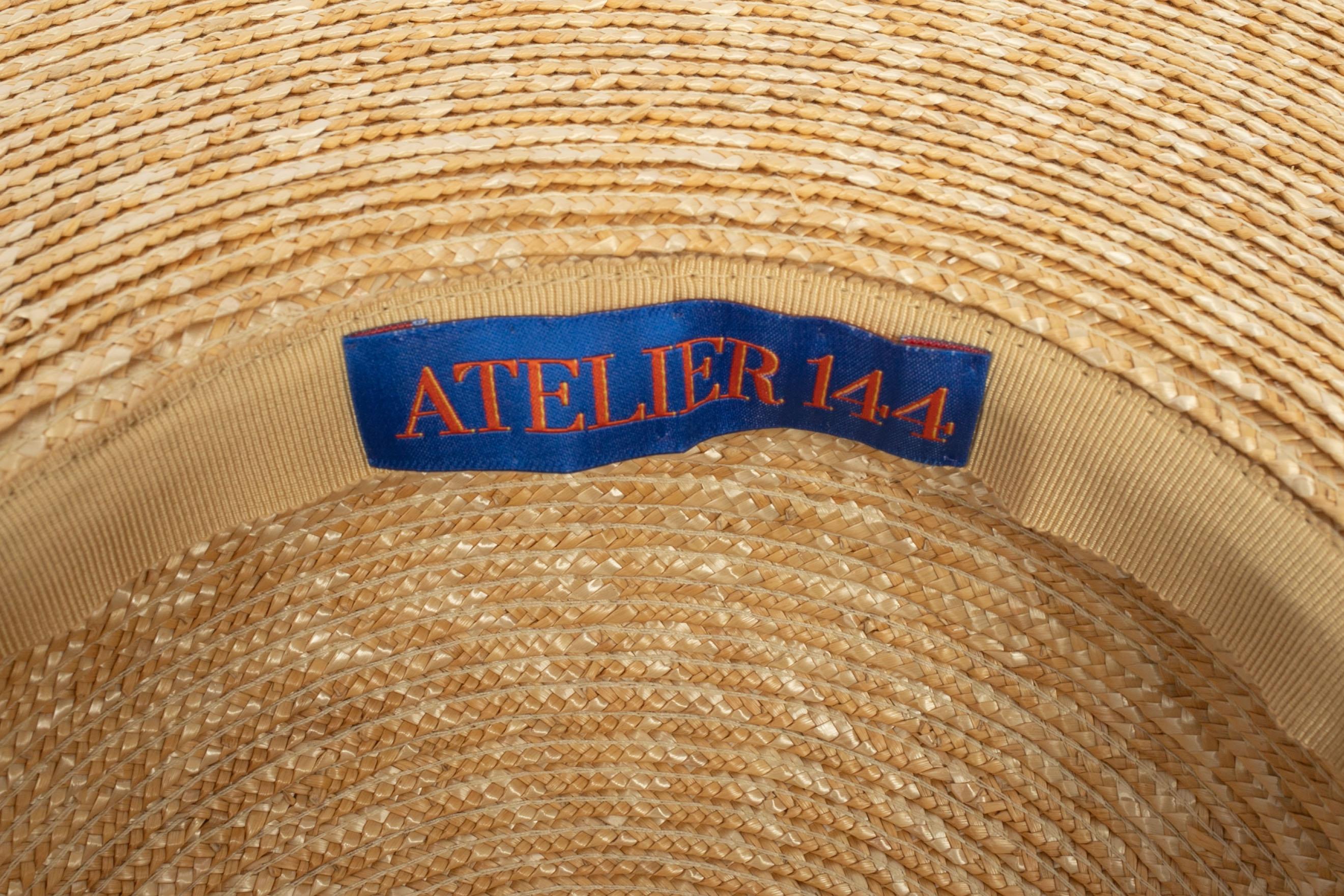 Cappello di paglia Atelier A 144 in vendita 2