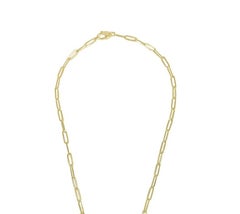 Atelier All Day 14 Karat Gold Paperclip Chain Necklace