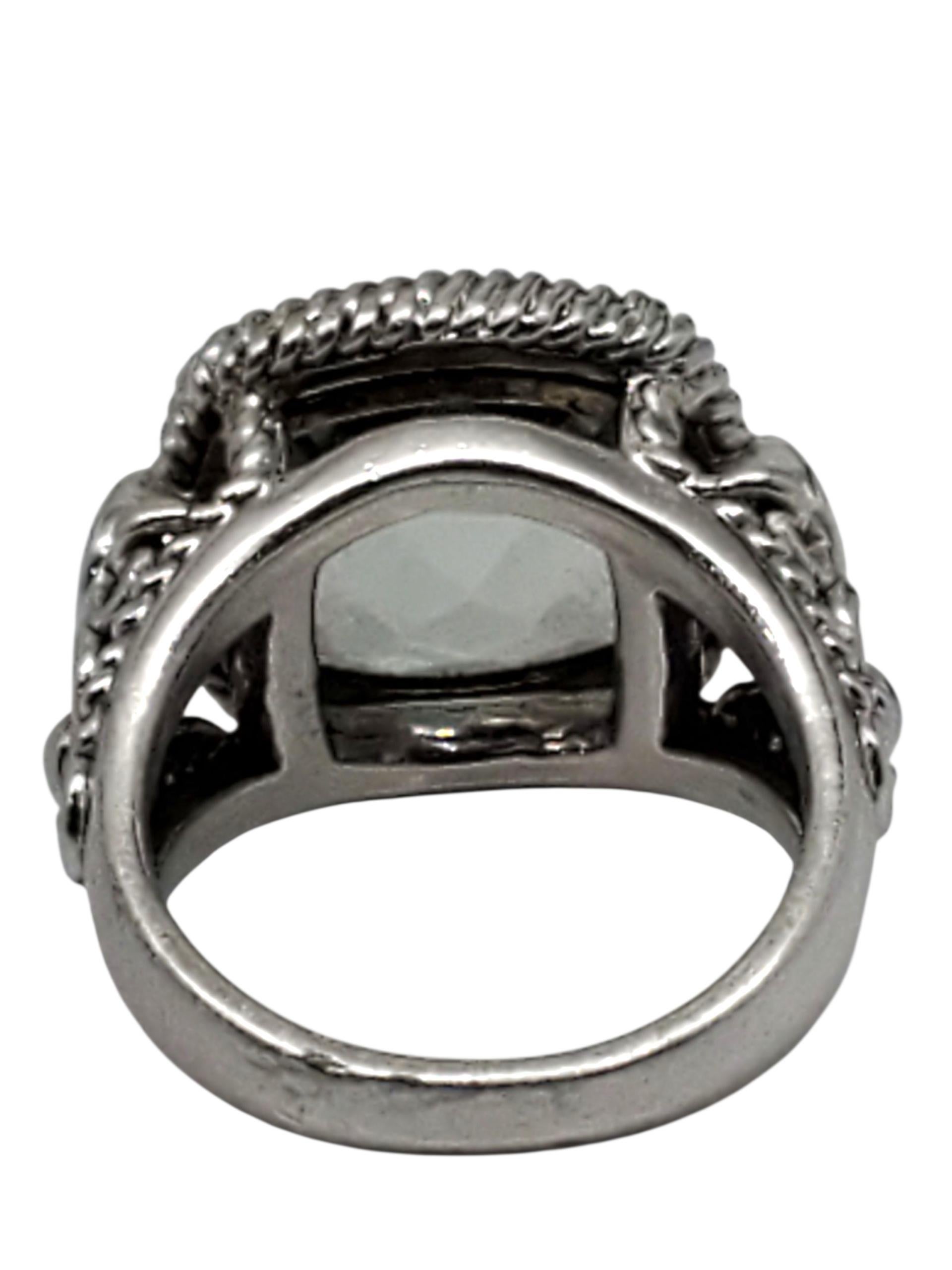 Atelier Anthony Nak Anello in argento sterling con quarzo blu e verde misura 8 #23729 in vendita 3