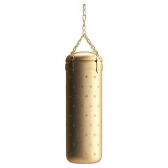 Atelier Biagetti KO Punch Bag in Ecosustainable Gold Skin and Stars