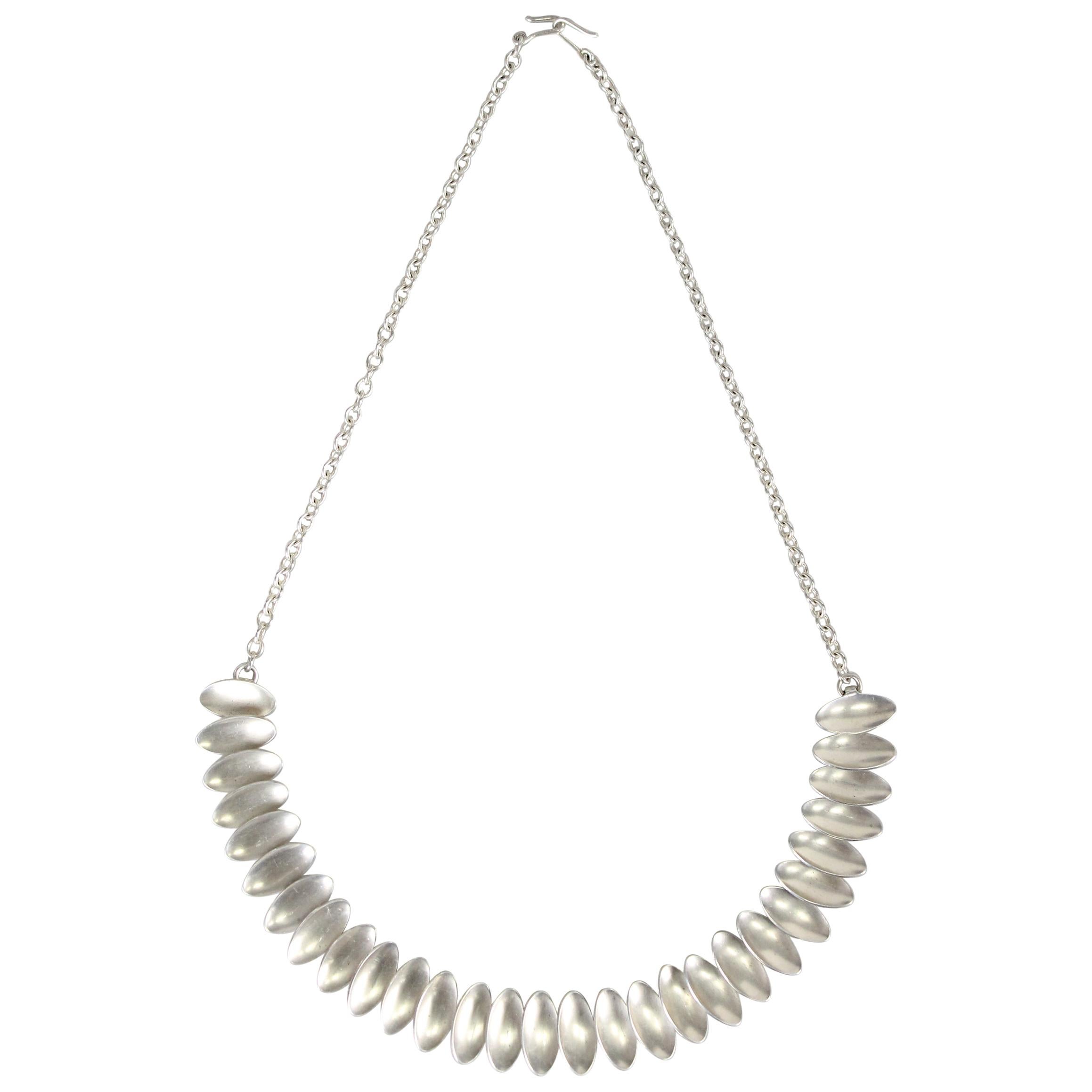 Atelier Borgila Neclace, Suède 1957 en argent sterling