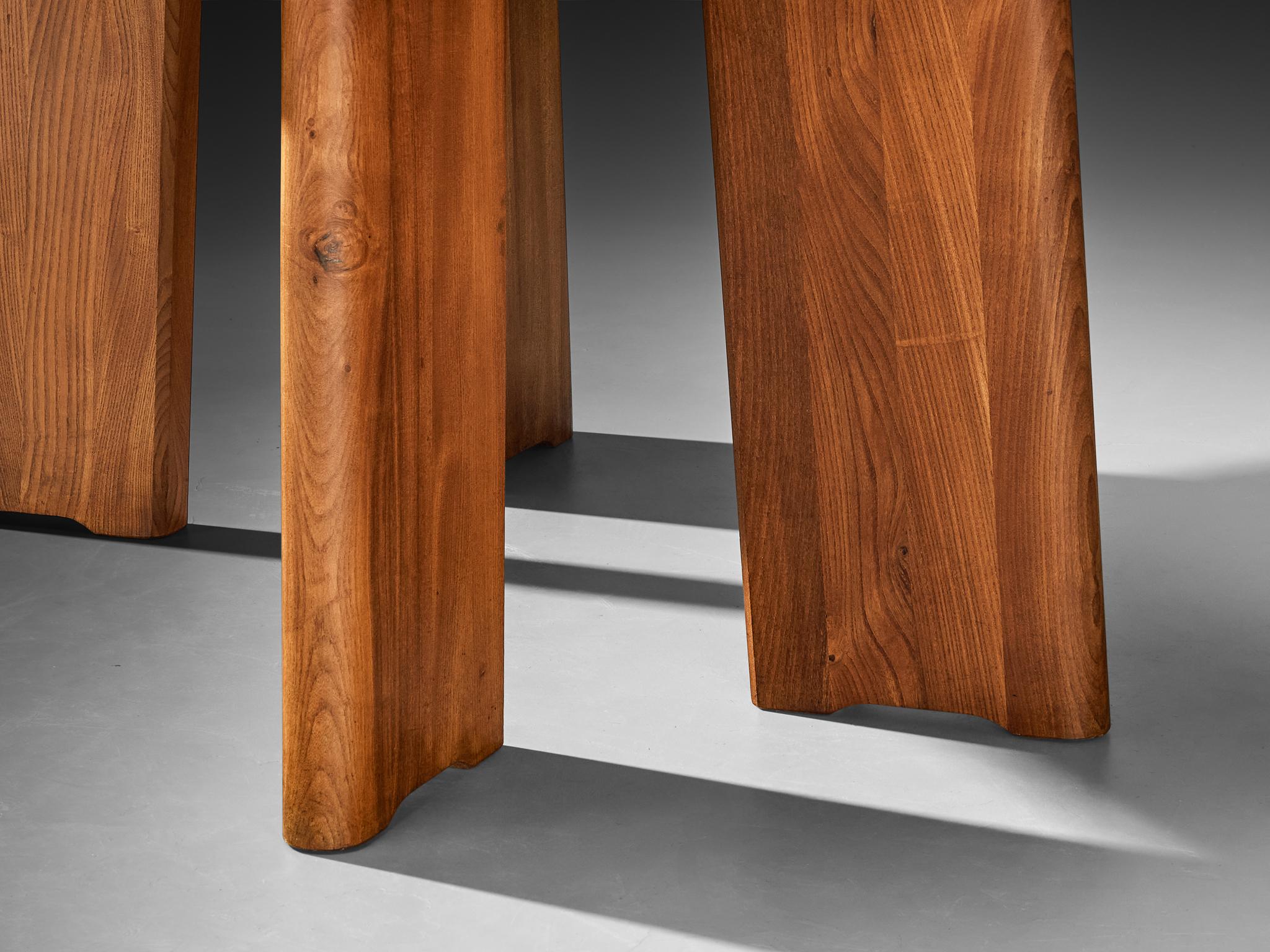 Atelier C. Demoyen Dining Table in Elm For Sale 6