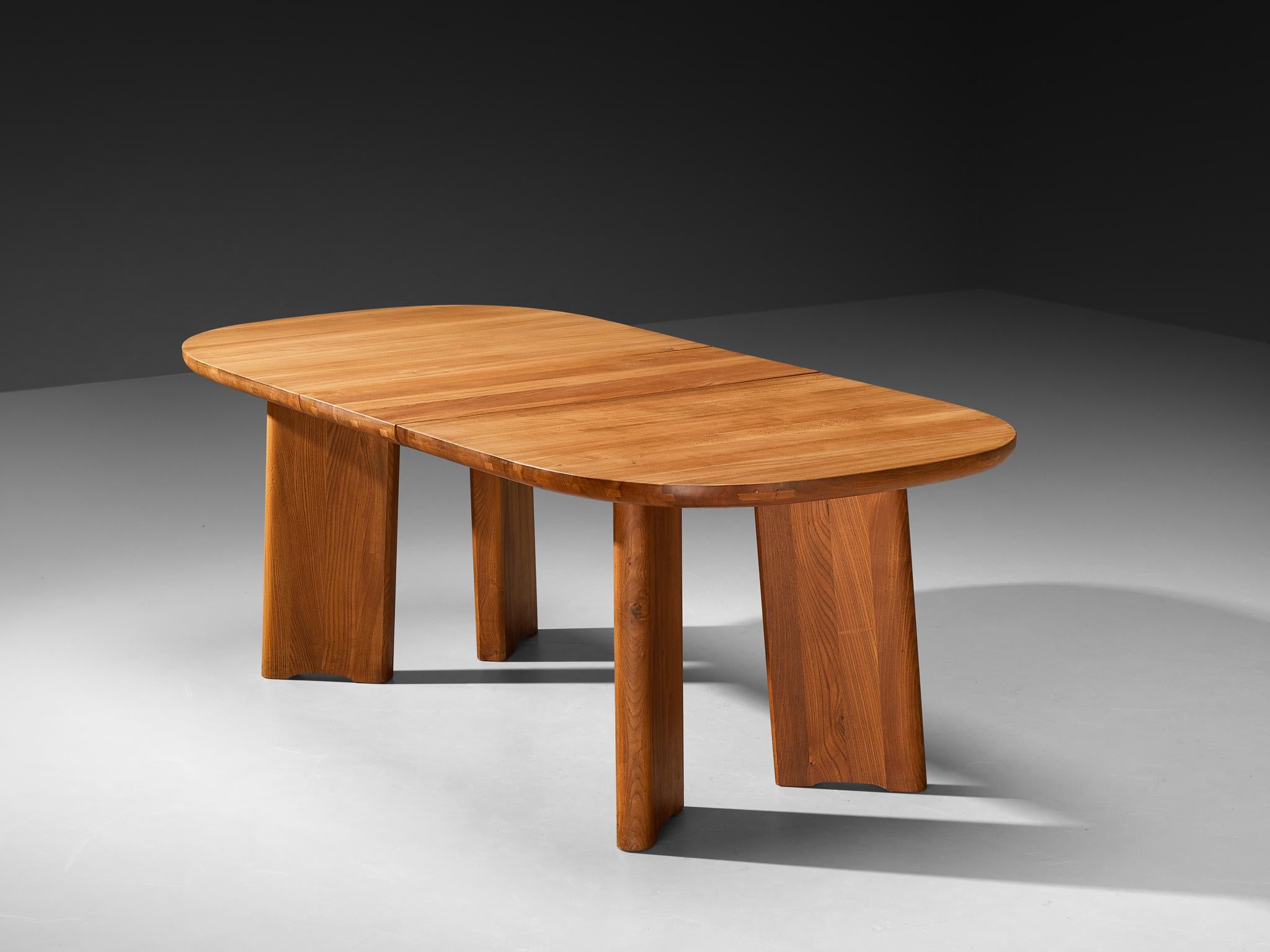 Atelier C. Demoyen Dining Table in Elm For Sale 1