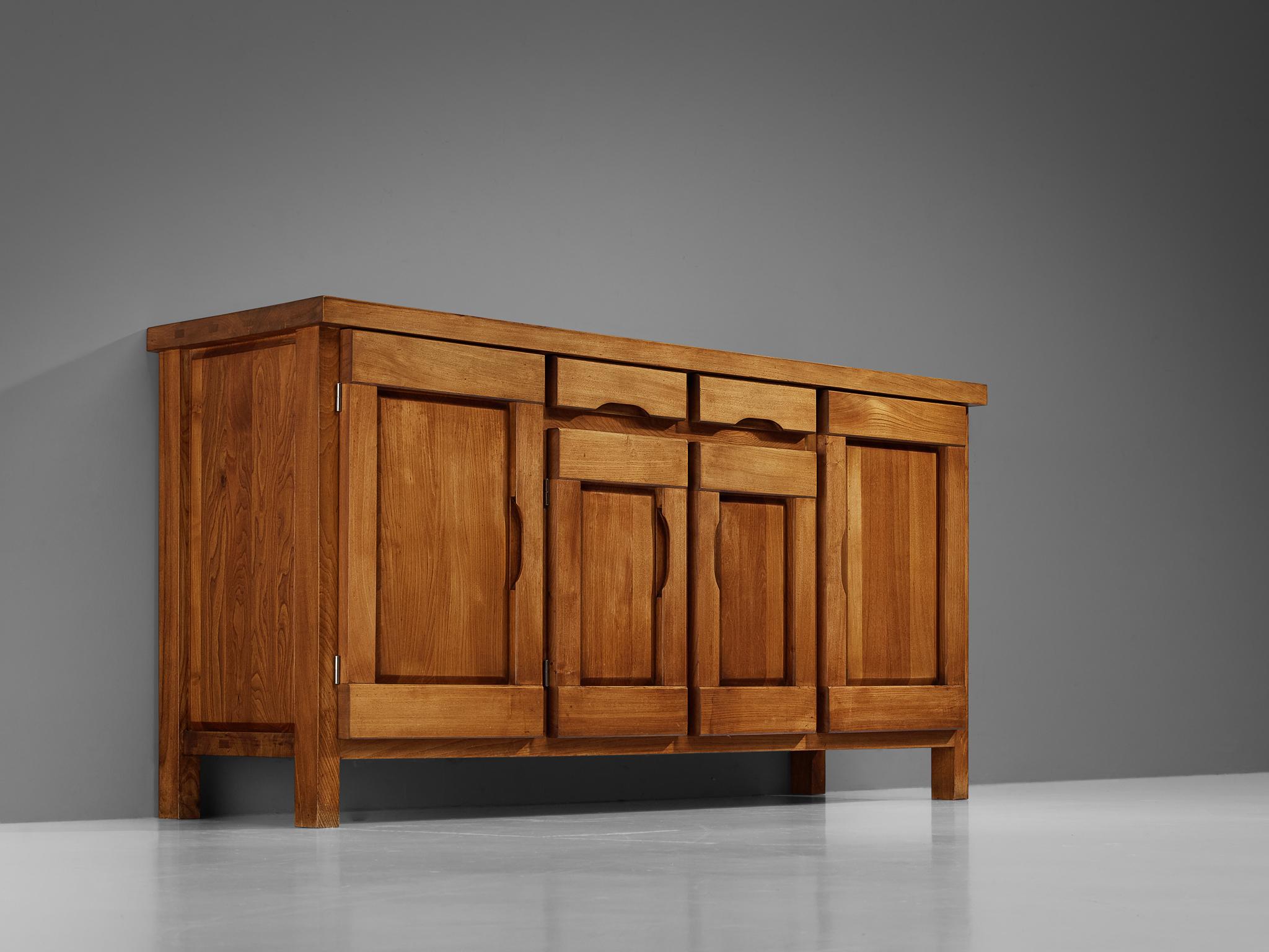 Atelier C. Demoyen Sideboard in Solid Elm For Sale 4