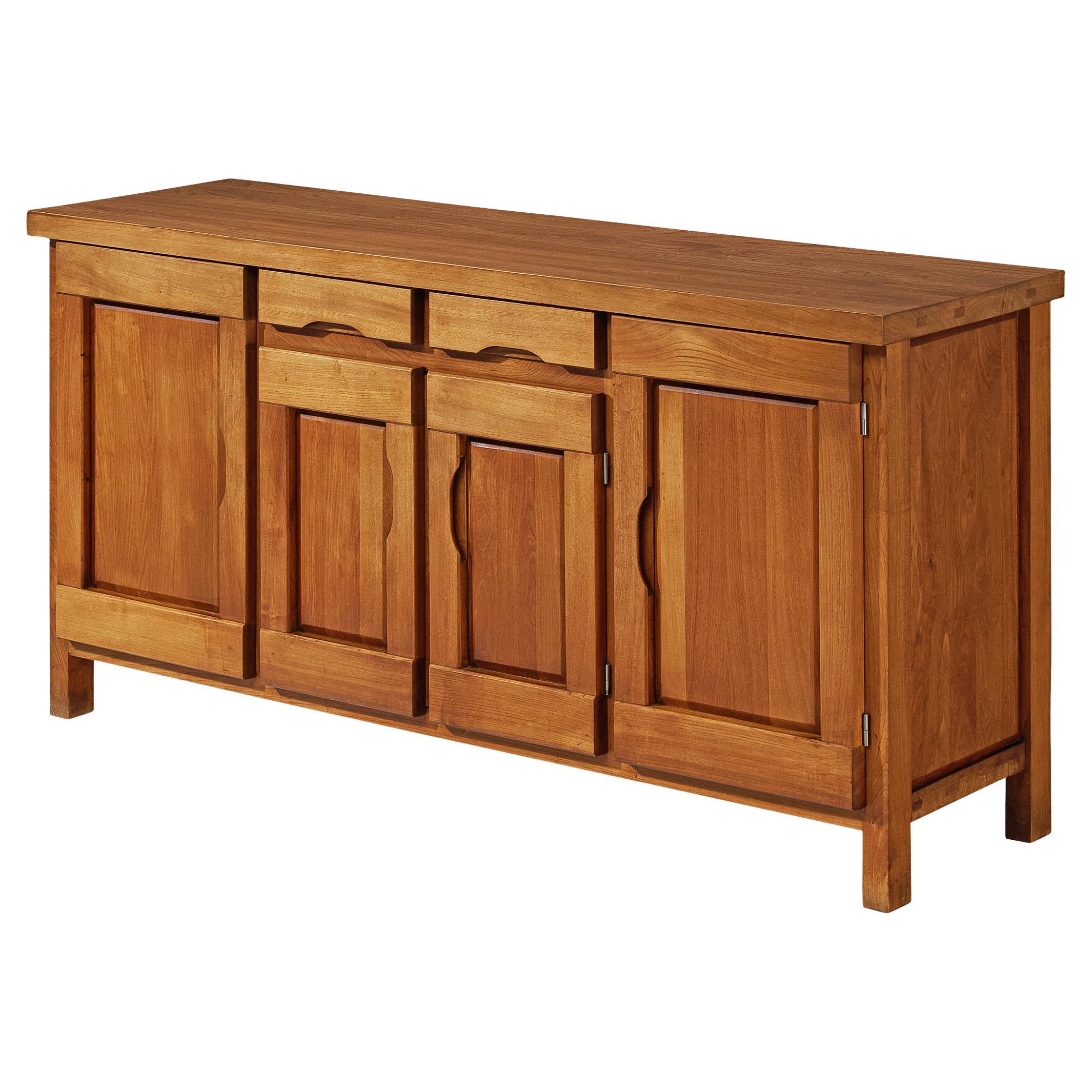 Atelier C. Demoyen Sideboard in Solid Elm For Sale
