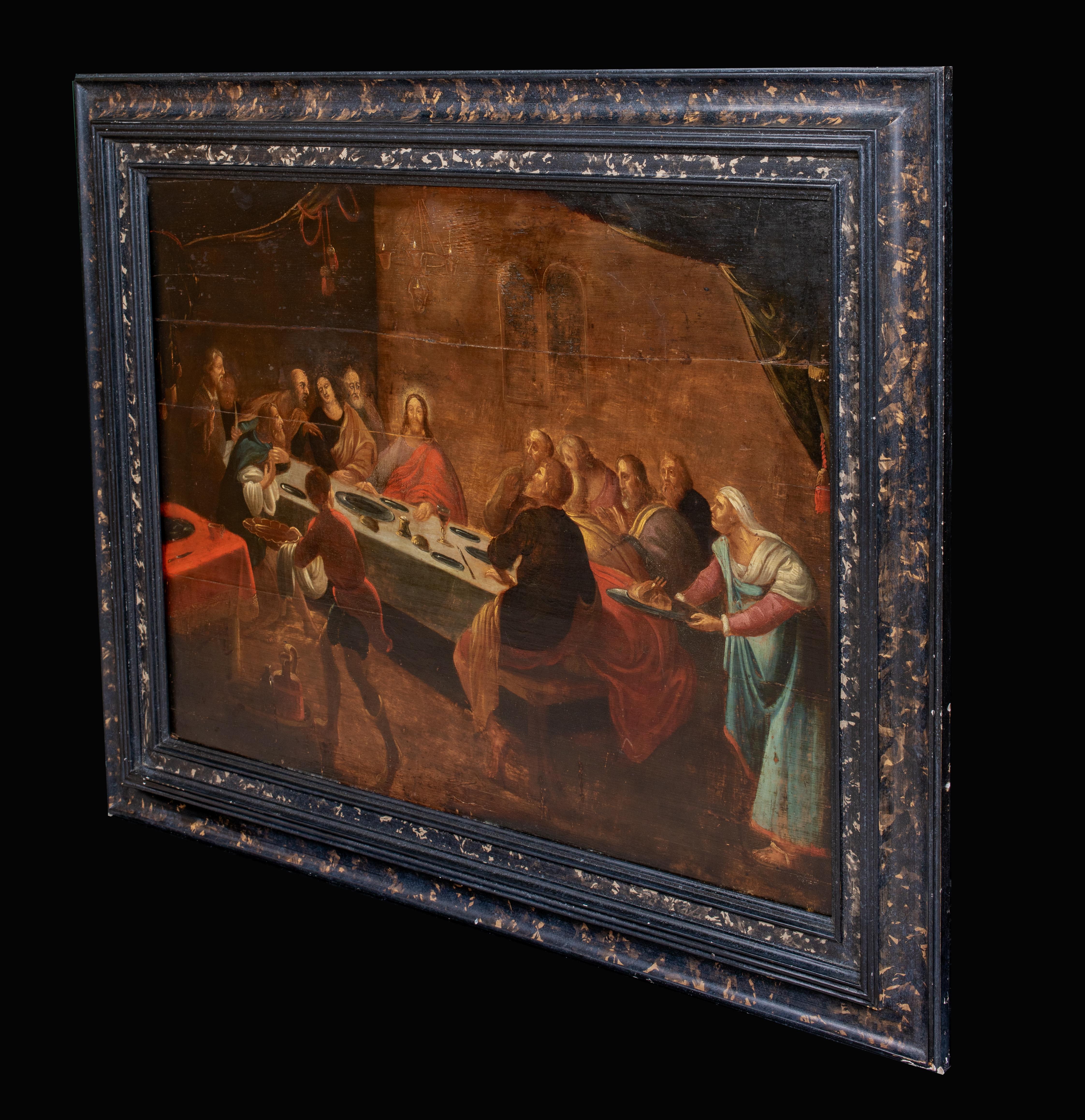 La Última Cena, siglo XVI   Escuela de TINTORETTO (1518-1594) 7