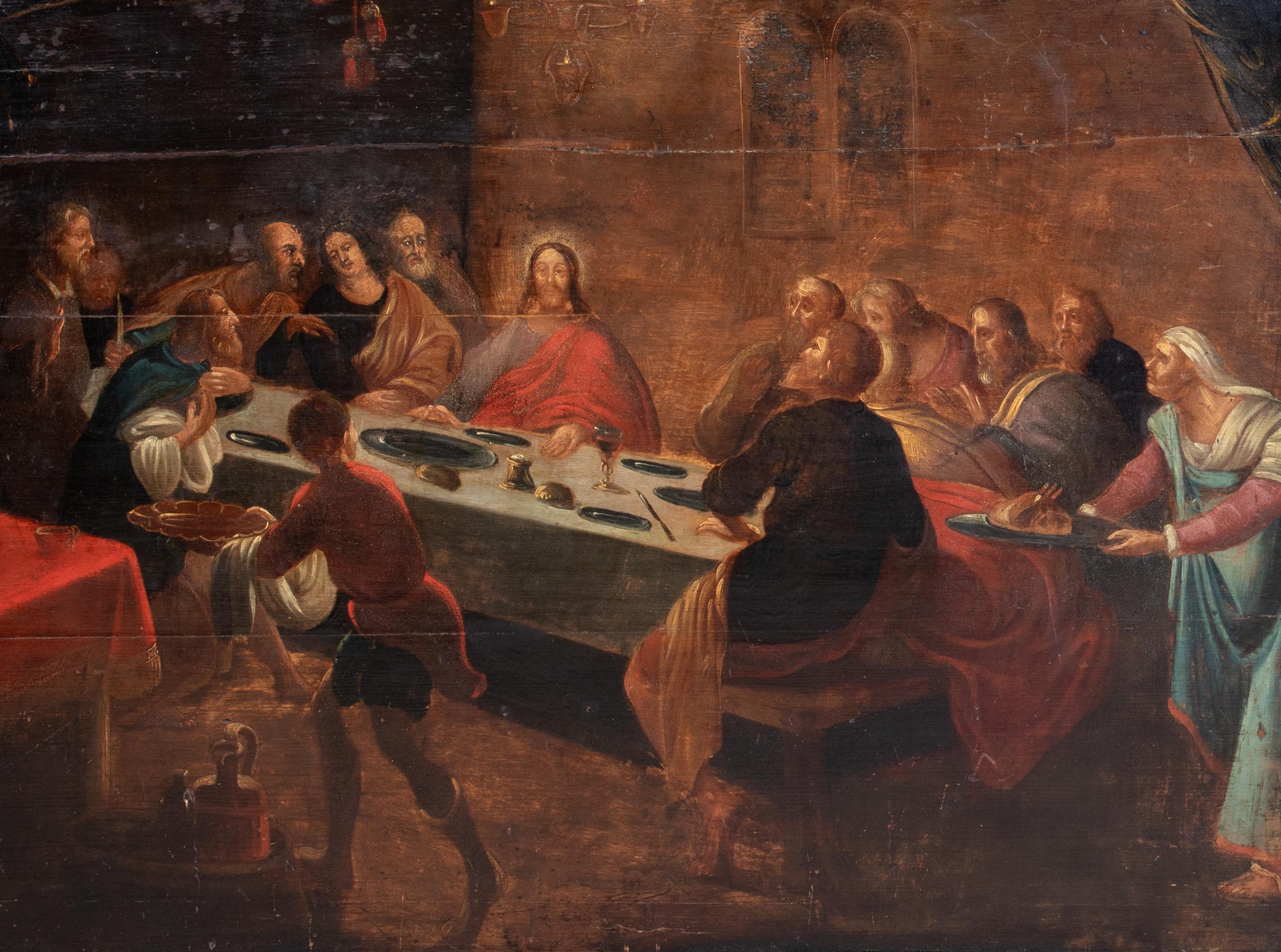 La Última Cena, siglo XVI   Escuela de TINTORETTO (1518-1594) 2