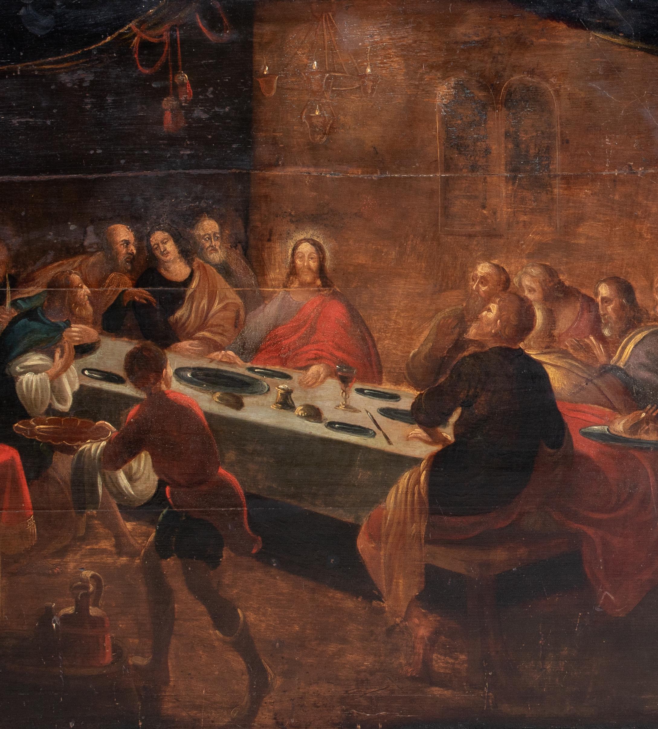 La Última Cena, siglo XVI   Escuela de TINTORETTO (1518-1594) 3
