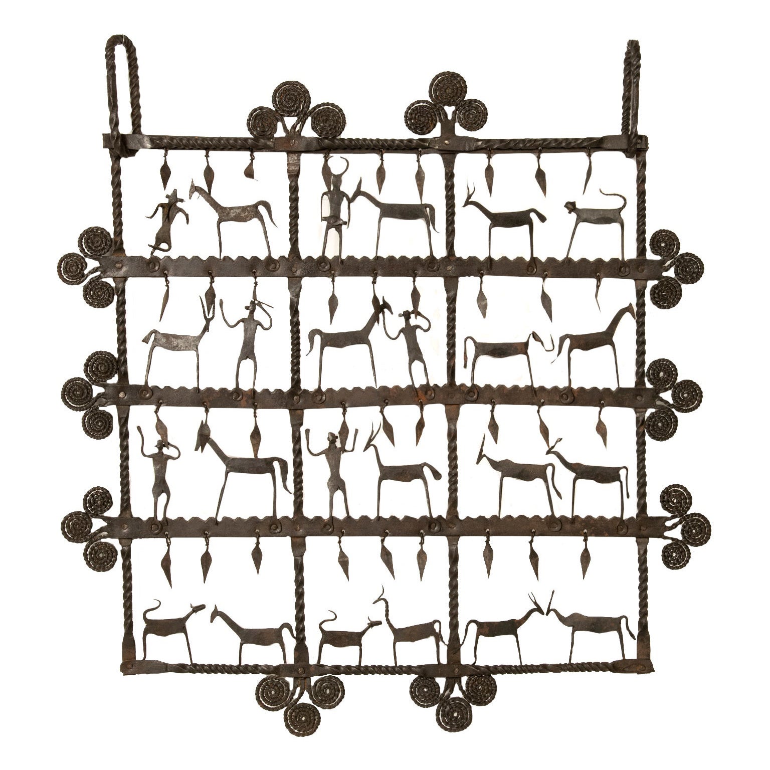 Suspension en fer forgé de l
Atelier de Marolles, Jean Marie Touret