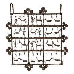Atelier de Marolles Wrought Iron Wall Hanging, Jean Marie Touret