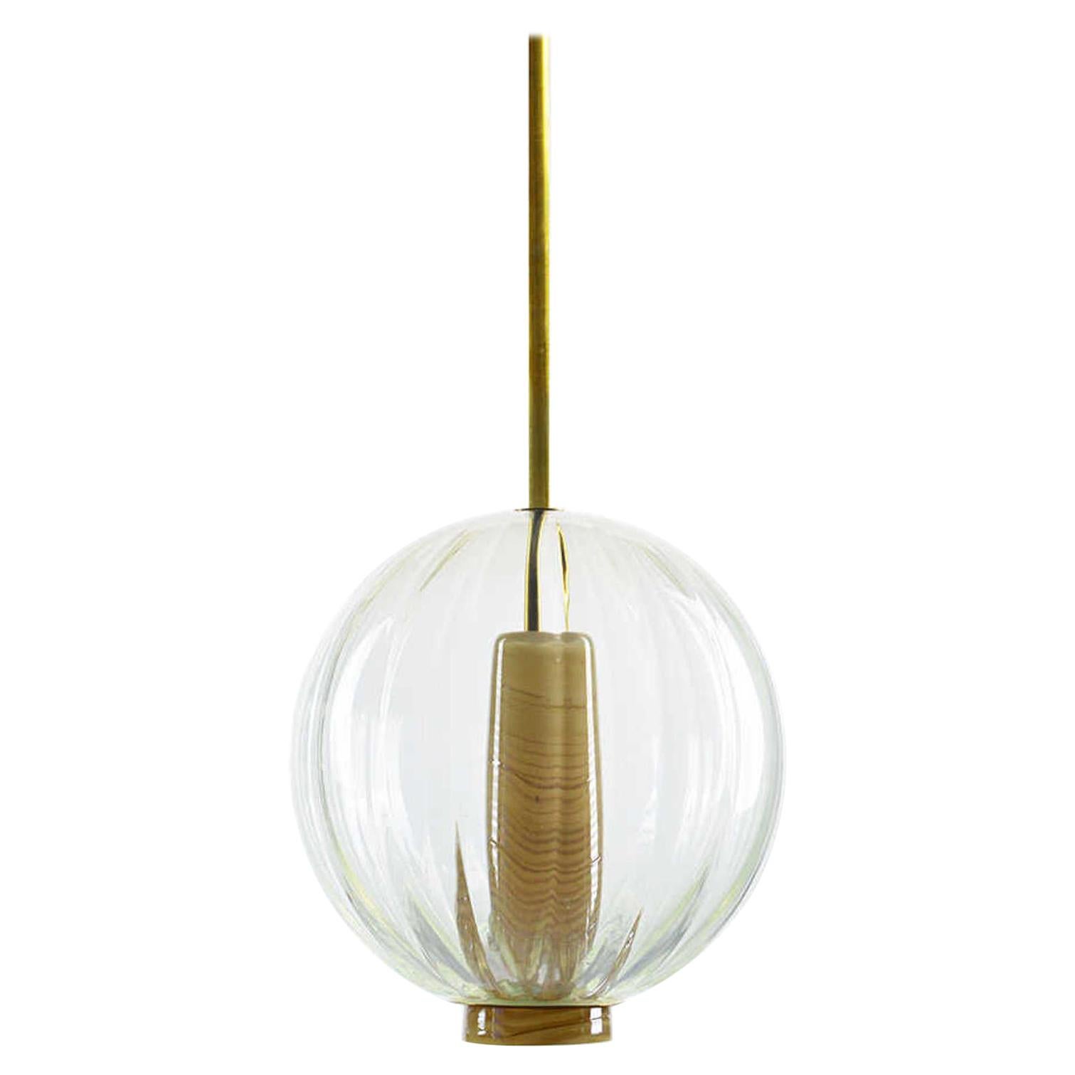 Lampe à suspension globe - Atelier George en vente