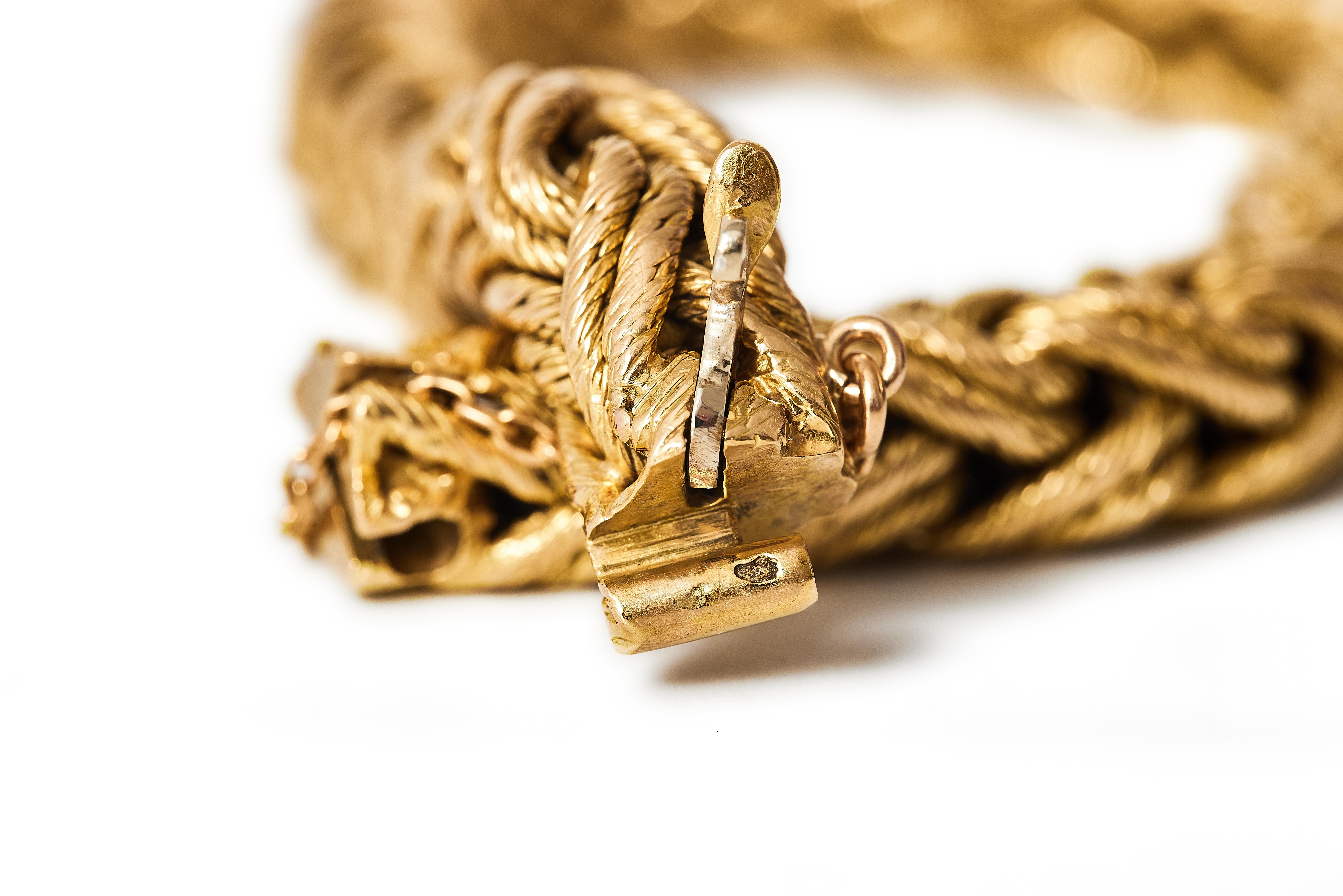 Atelier Georges L'Enfant für HERMÈS, Armband aus 18 Karat, 1960 - 1970er Jahre. im Angebot 5